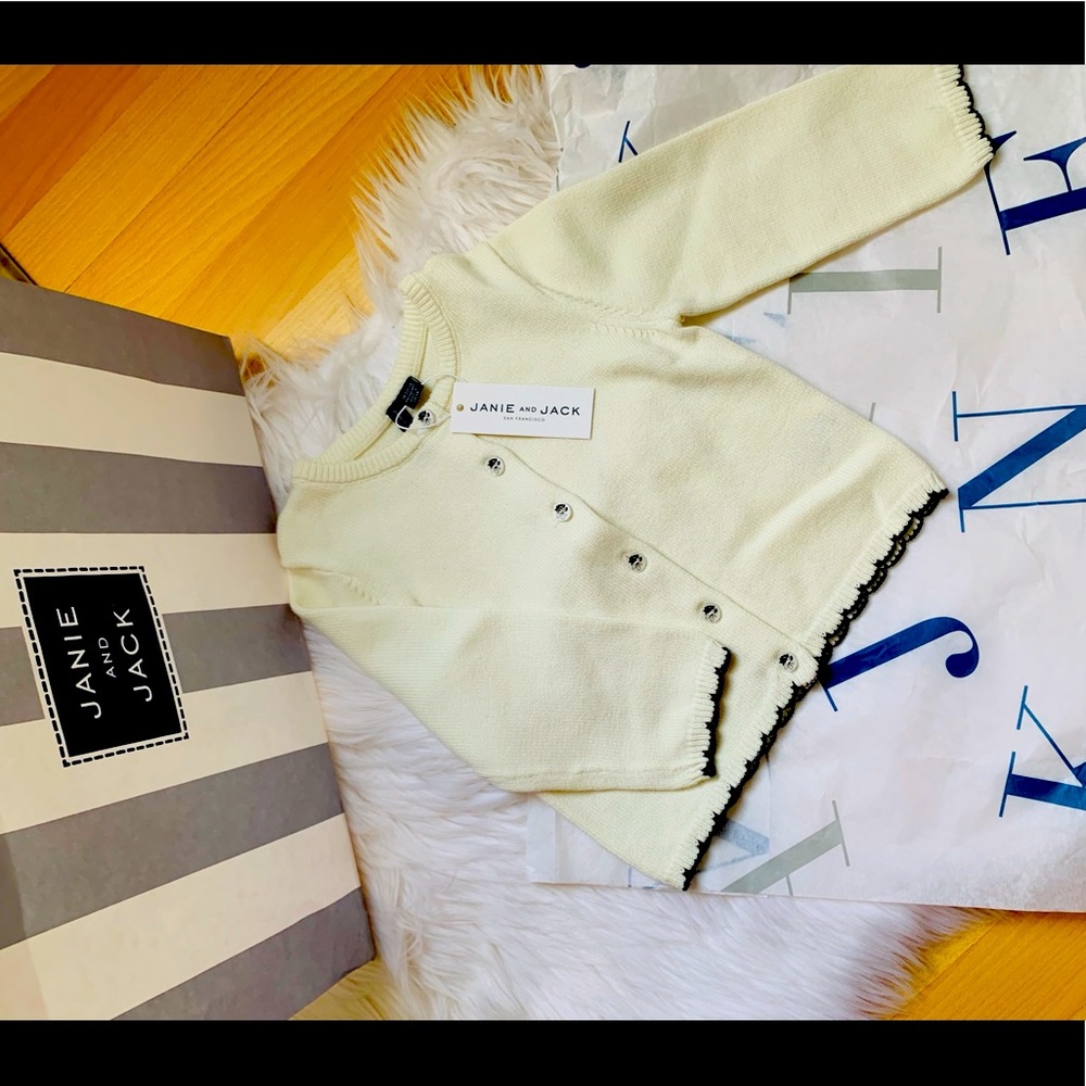 Janie and Jack 18-24M baby girl sweater brand new